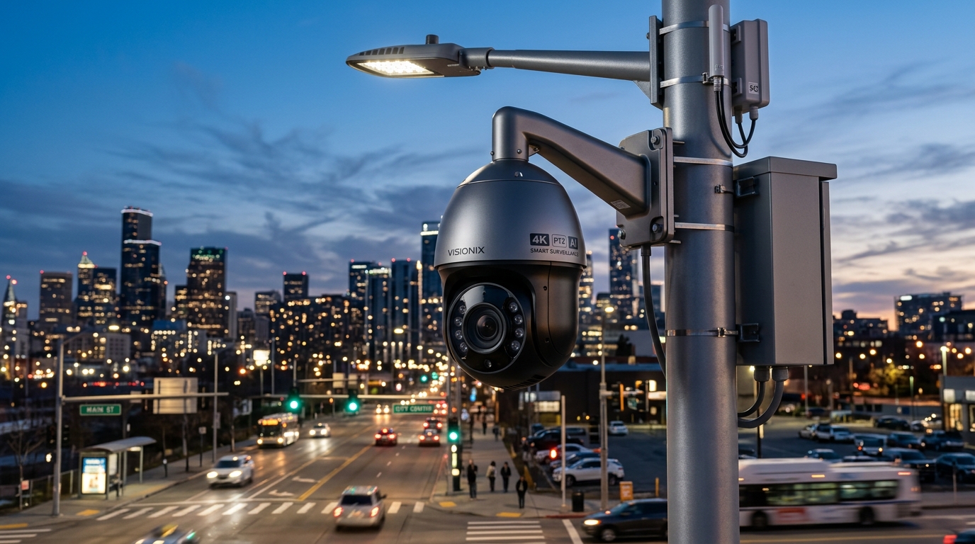 Camera PTZ Tuần tra Thông minh Tự động Bám đuổi 360°